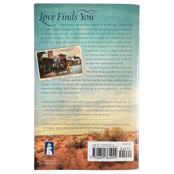 Love Finds You in Tombstone Arizona by Miralee Ferrell (Paperback) - Picture 2 of 6